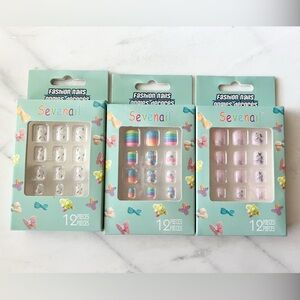 Seven7 Fashion Nails Set - Multicolor